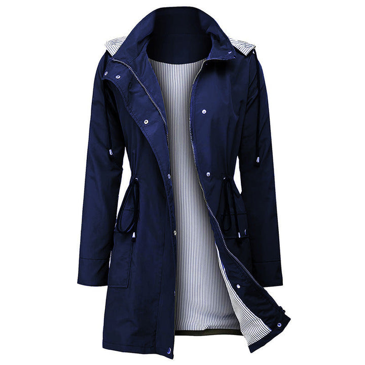 W&W Mode Wonder Hooded Waterproof Long Coat