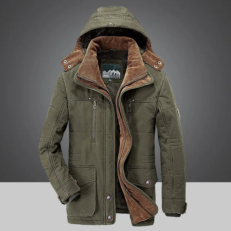 W&W Mode - Winter Fleecejacke für Herren