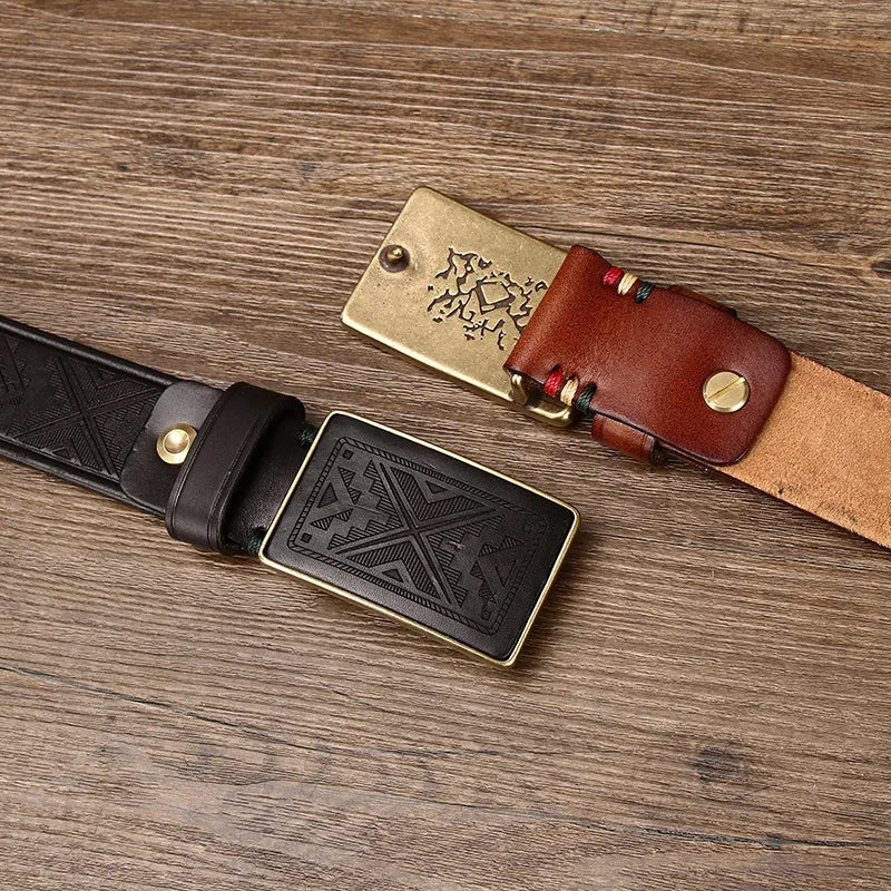 W&W Mode | Gürtel Mit Einzigartigem Design Für Jedes Outfit Aus Rindleder