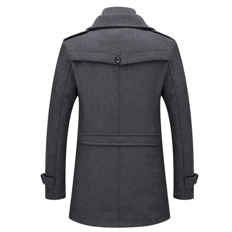 W&W Mode - Eleganter langer Herrenmantel