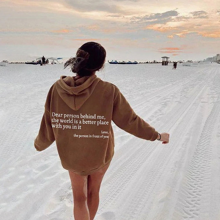 Angel - Liebe Person hinter mir Unisex Hoodie