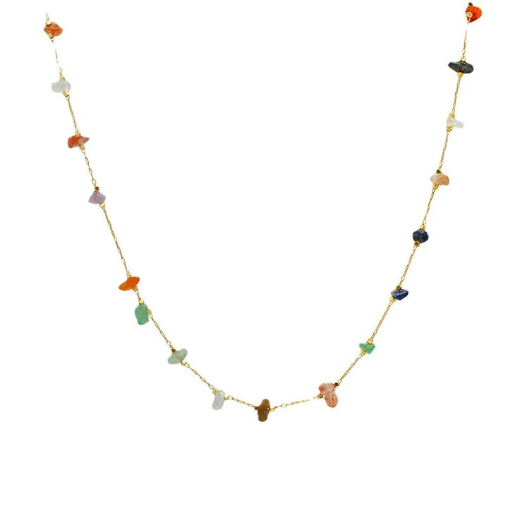 W&W Mode | Elegante Natur Edelstein Kette