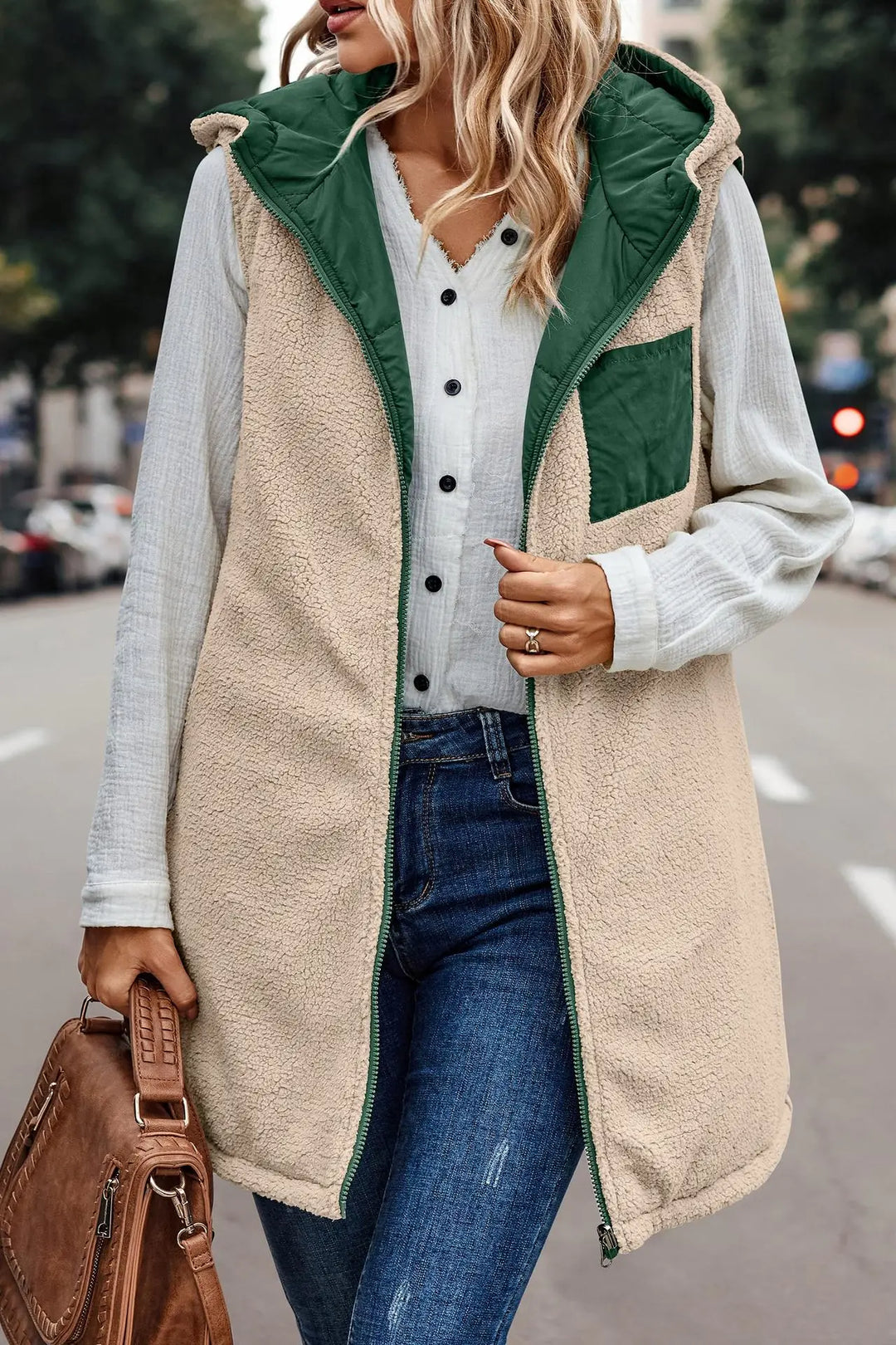 W&W Mode | Jamia Wendbare Kapuzenweste