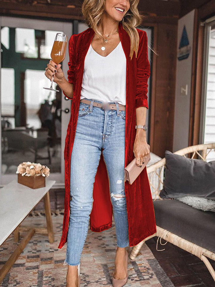 W&W Mode | Uplifting My Way Kimono Jacke Aus Samt