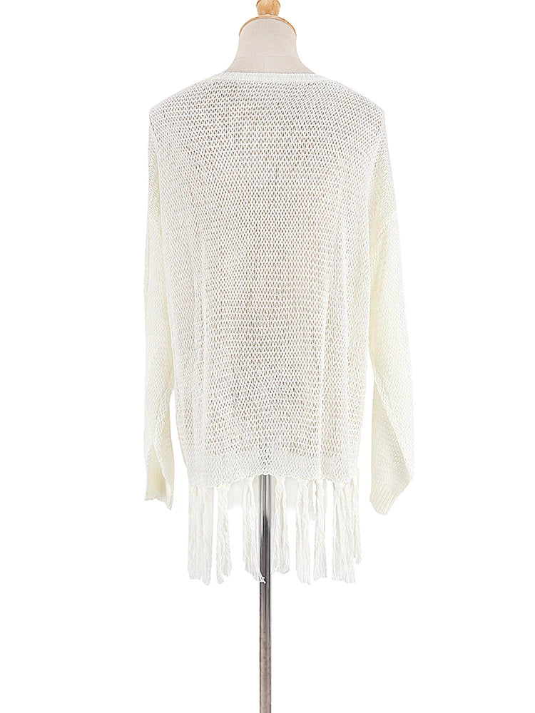 W&W Mode Boho Strick Sommerkleider