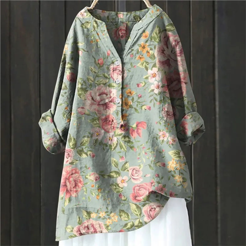 W&W Mode | Langarmbluse Mit Blumenmuster