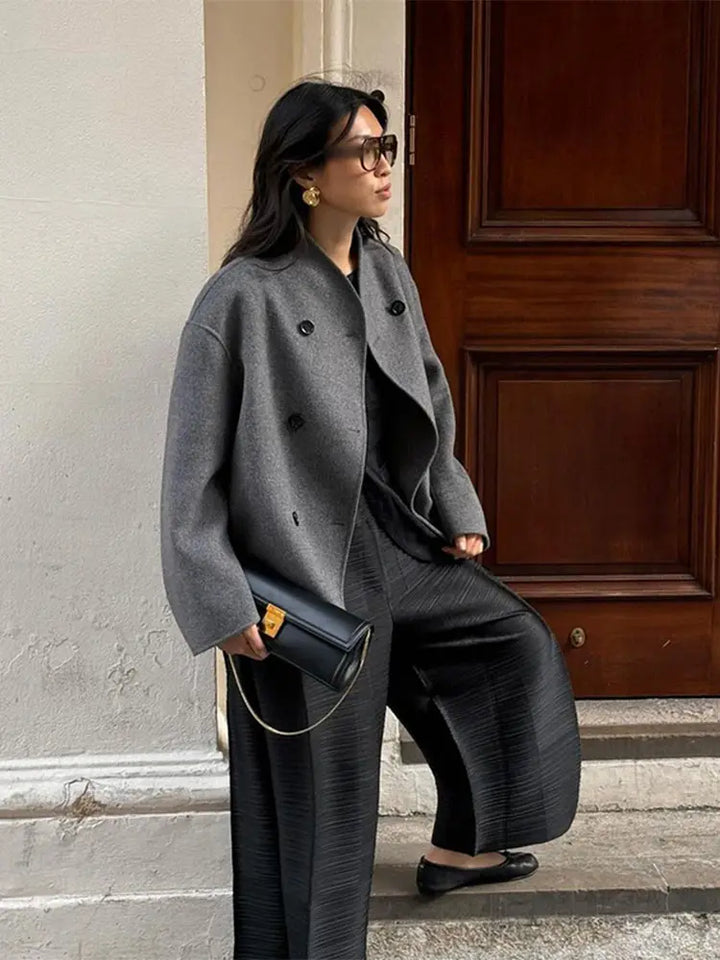W&W Mode | Lässige Wolljacke Für Damen