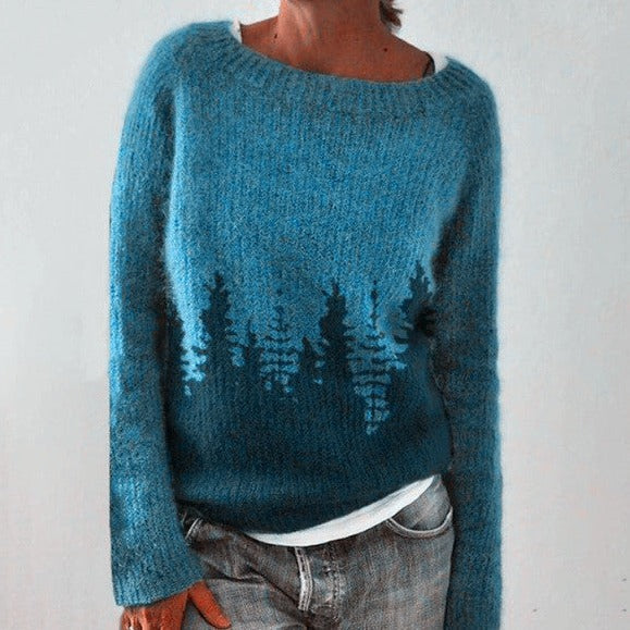 W&W Mode - Eleganter Gestrickte Pullover - Damen Strickware in Trendfarben