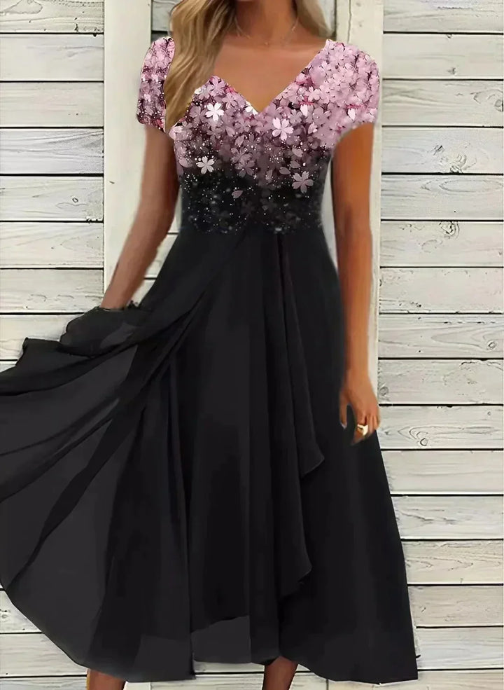 W&W Mode | Damen Chiffonkleid