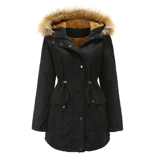 Parka mit Pelz