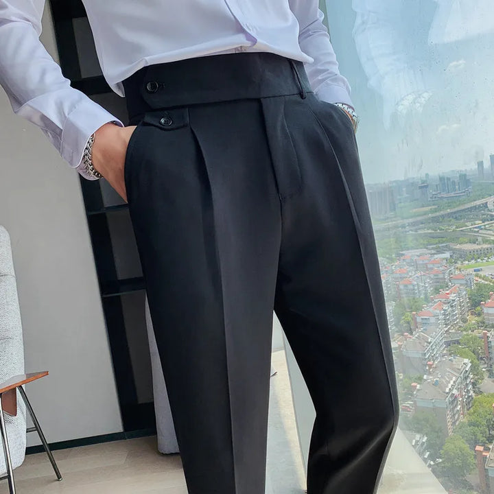 W&W Mode | Premium Hoher Taillenformeller Herrenanzughose