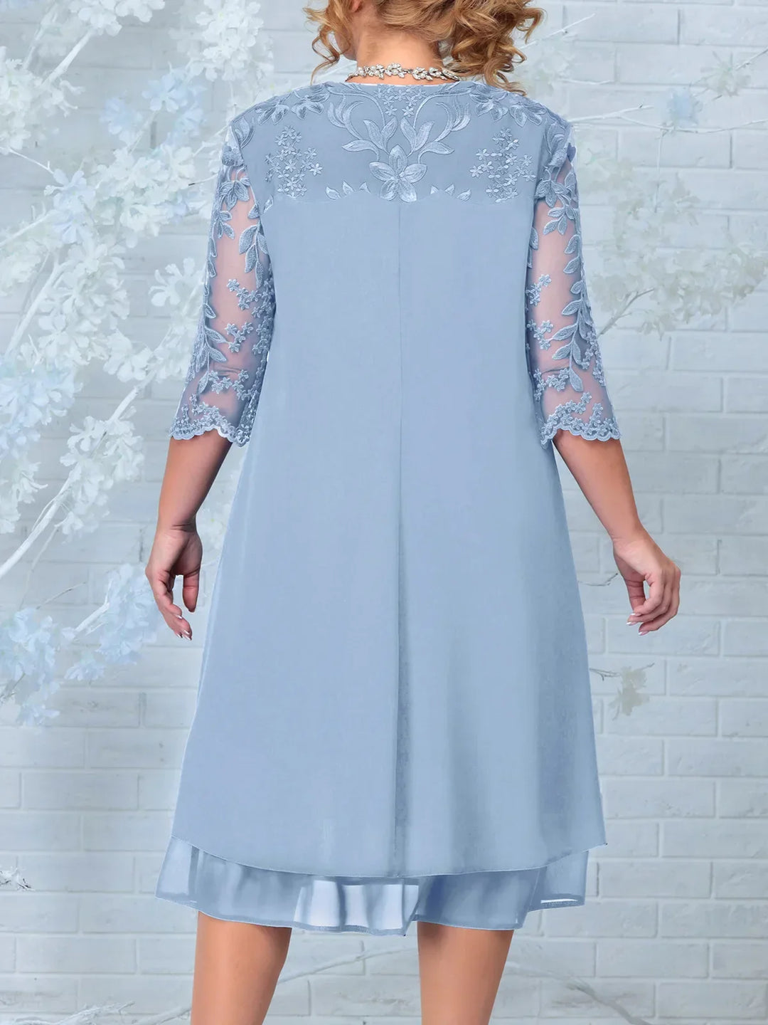 W&W Mode | Elegantes Besticktes Abendkleid für Frauen