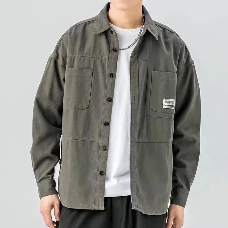 W&W Mode | Weinlese Hemdjacke Mit Langen Ärmeln