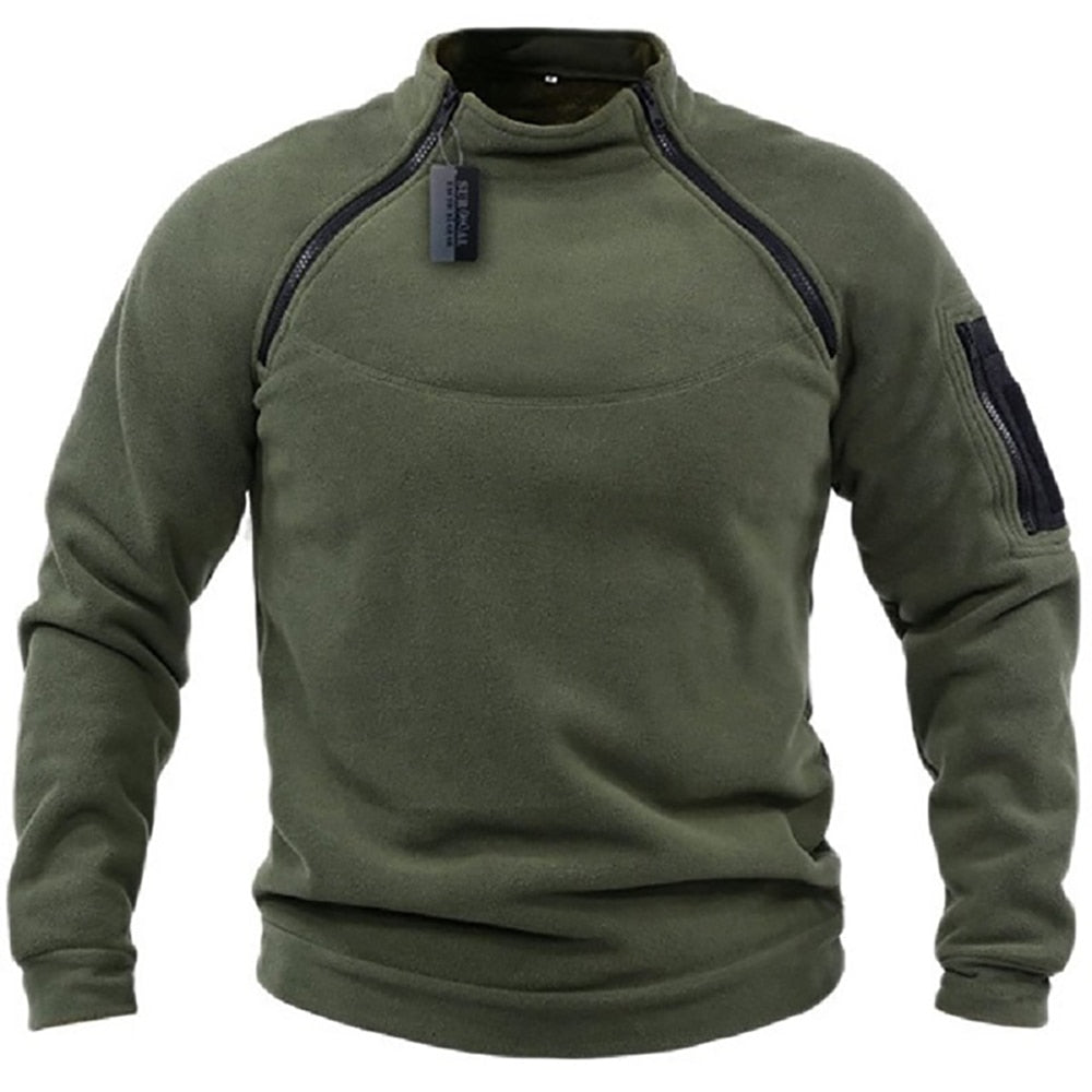 W&W Mode Drunegang Outdoorjacke | Taktische Fleecepullover für die Jagd