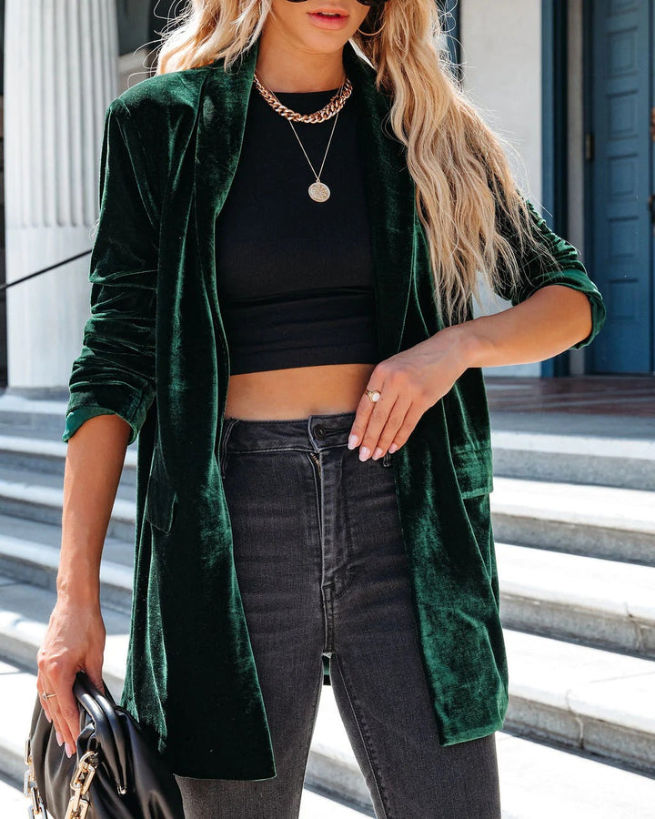 W&W Mode | Uplifting My Way Kimono Jacke Aus Samt