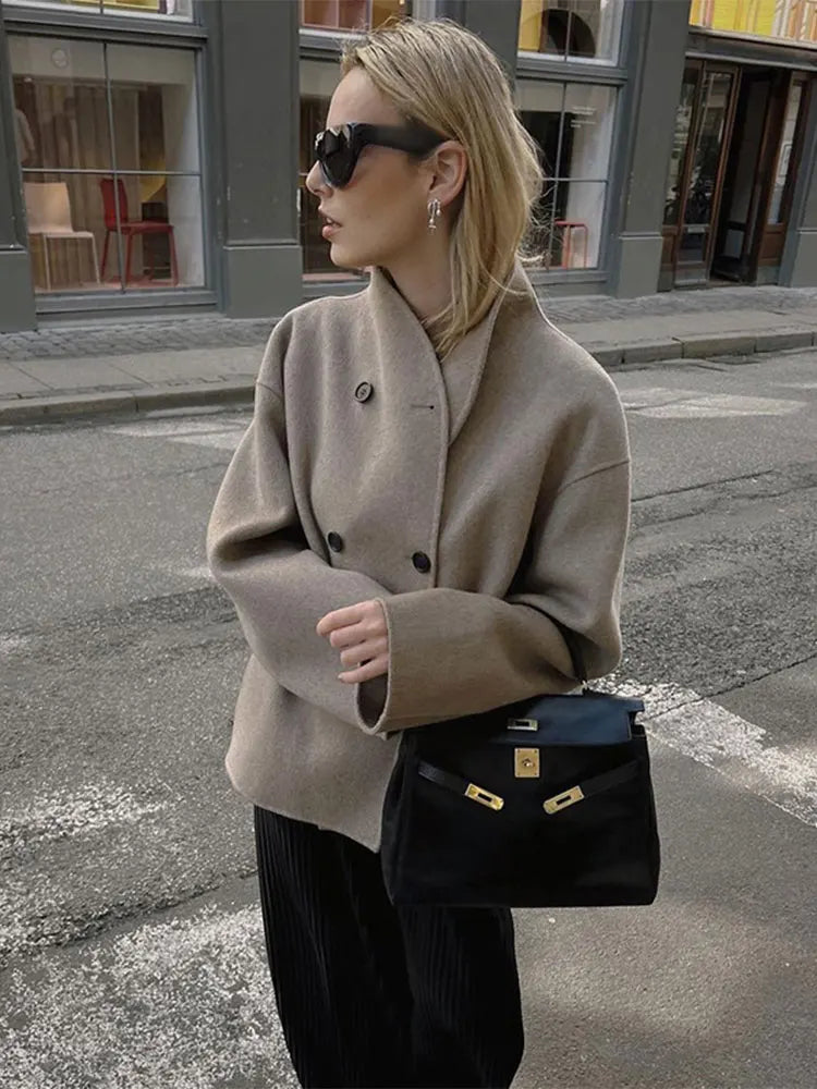 W&W Mode | Lässige Wolljacke Für Damen