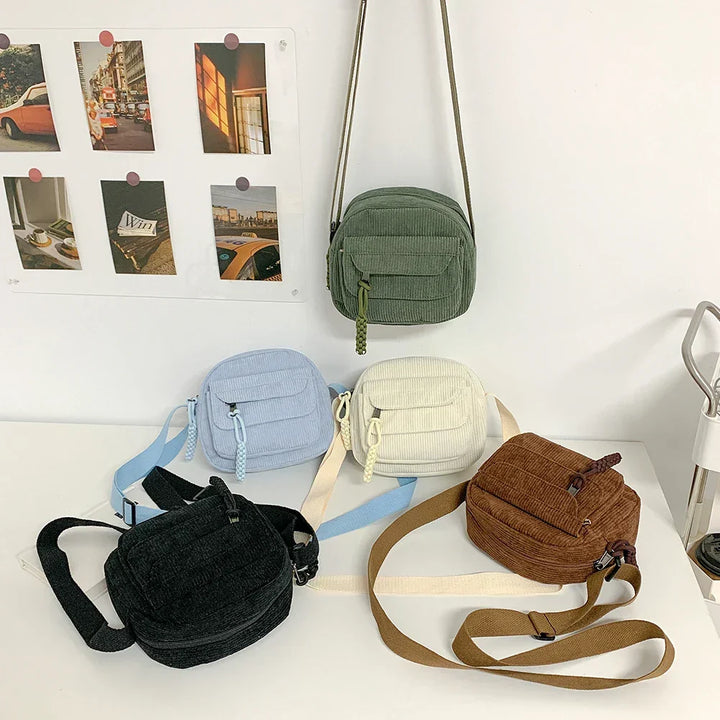 W&W Mode | Kompakte Cord Tasche Mit Elegantem Design