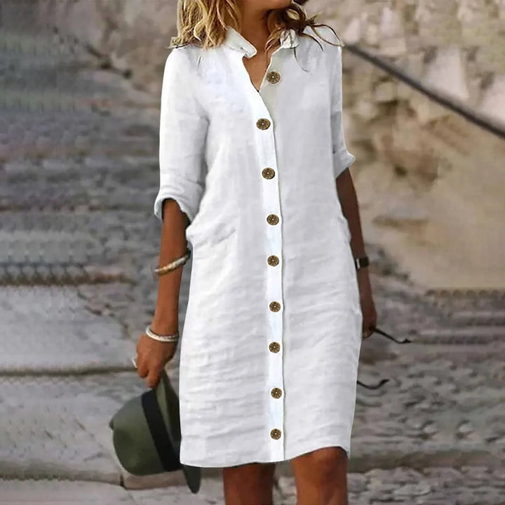 W&W Mode | Bewegliches Midi Hemdkleid