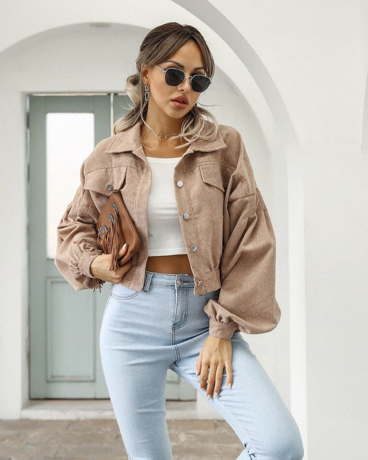W&W Mode | Stilvolle Cordjacke für Frauen