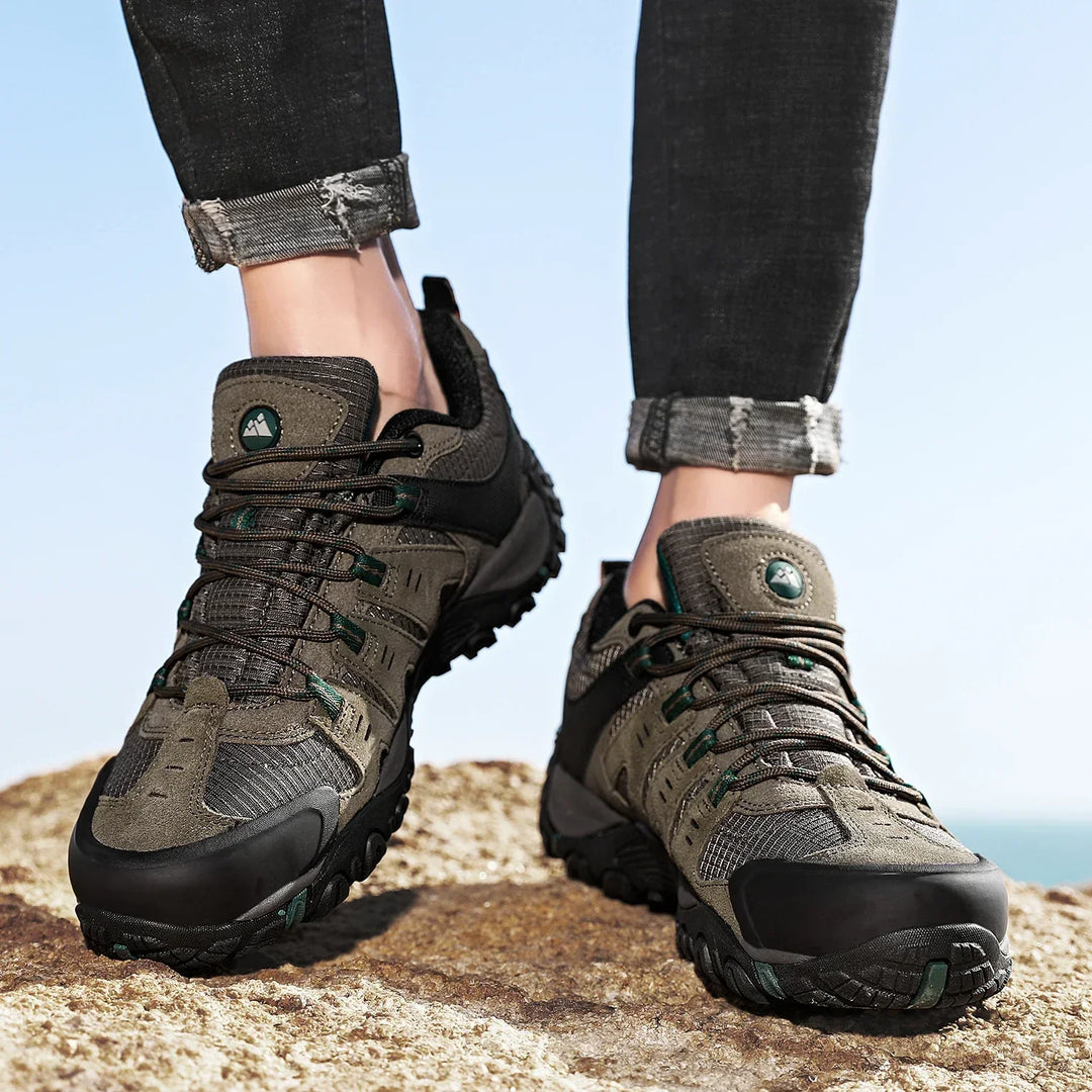 W&W Mode | Niedrig Wasserabweisende Wanderschuhe Mit Robuster Sohle Für Herren