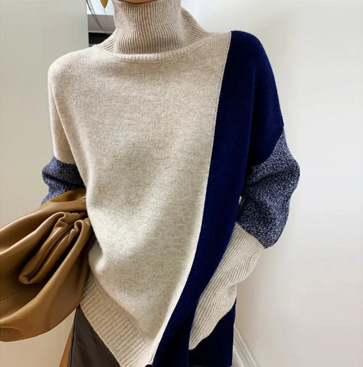 W&W Mode - Patchwork-Pullover