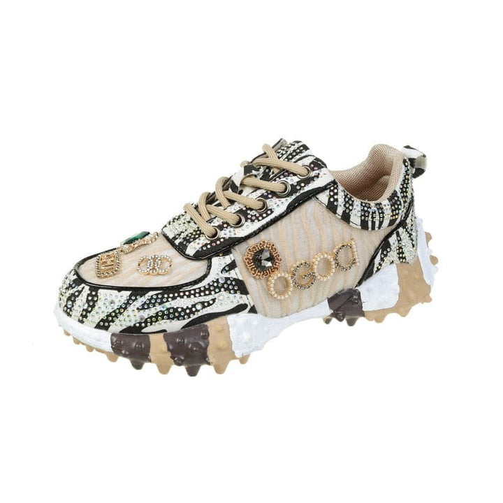 Damen Partyschuhe mit funkelnden Diamantdetails und gepolsterter Innensohle