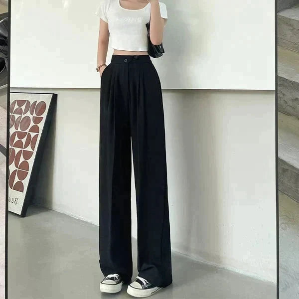 W&W Mode - Damen Chic Weite Bein Hosen