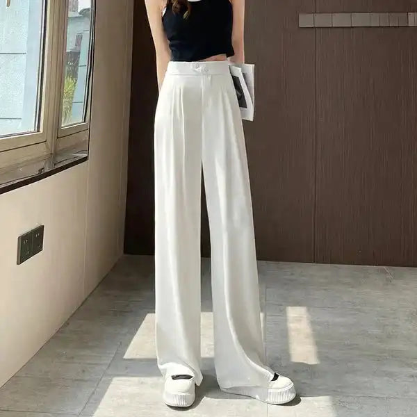 W&W Mode - Damen Chic Weite Bein Hosen
