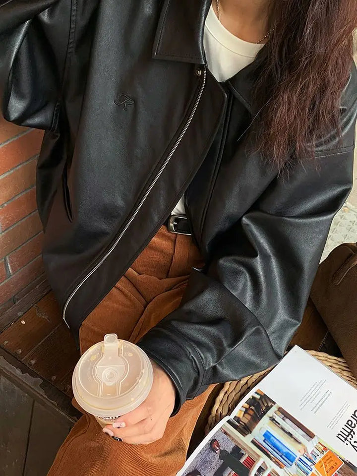 W&W Mode | Weinlese Lederjacke