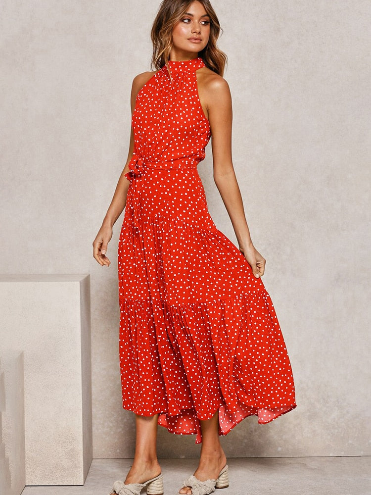 W&W Mode | Polka Neckholder Kleid