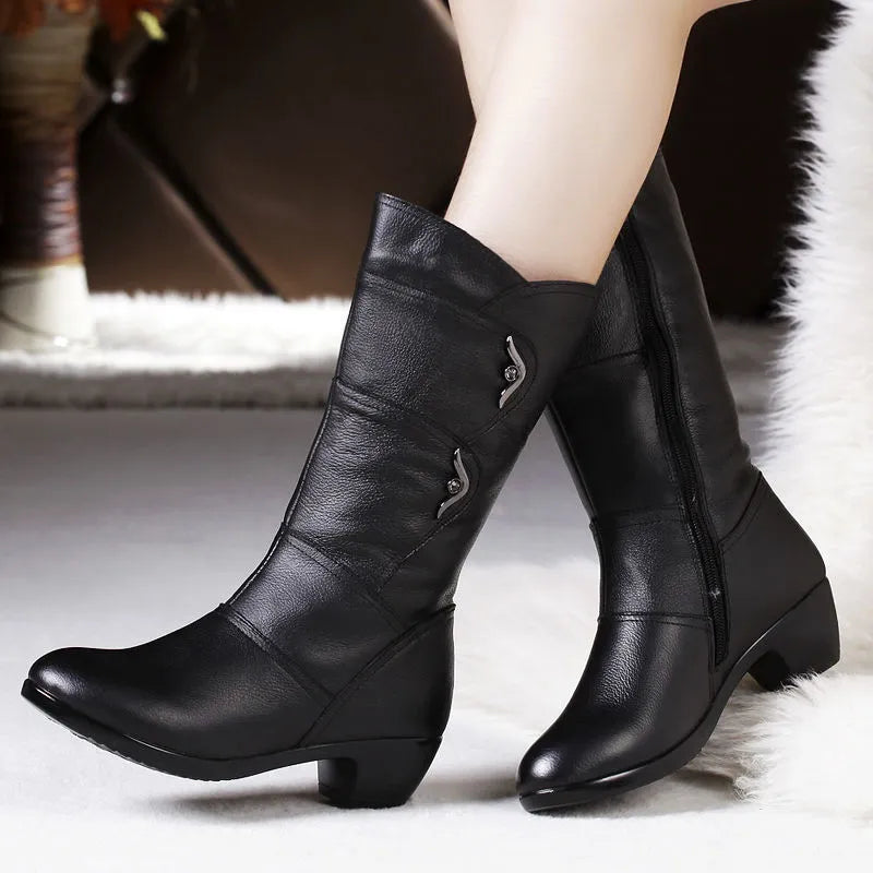Mode Mittel-Stiefel