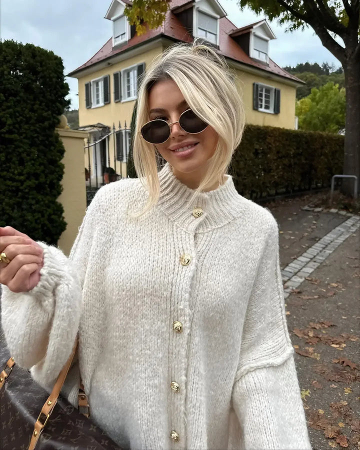 W&W Mode | Übergroßer Strickjacke Für Damen
