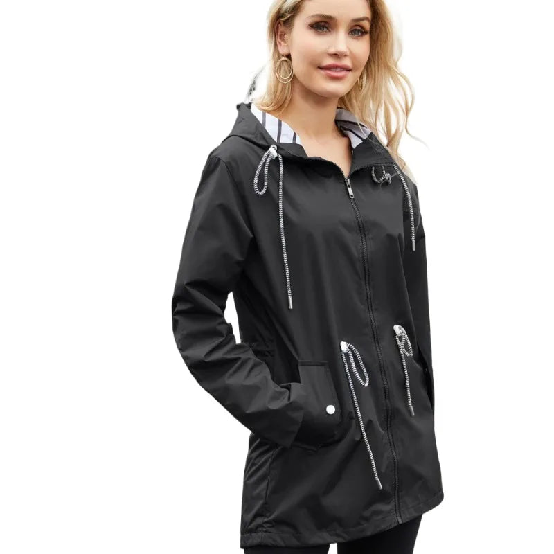 W&W Mode | Wasserdichte Regenjacke Für Damen