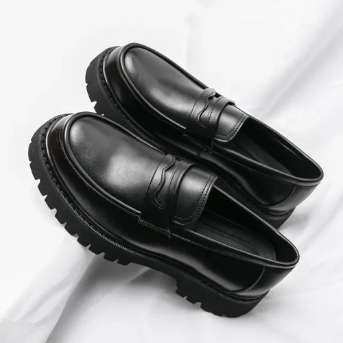 W&W Mode | Premium Geschäftliche Herren Loafers Hohe Sohle