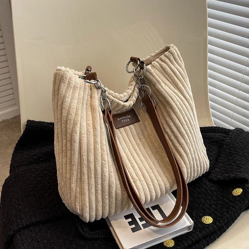 W&W Mode | Damen Cord Handtasche