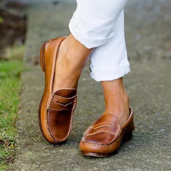 W&W Mode | Damen Halbschuhe aus Leder