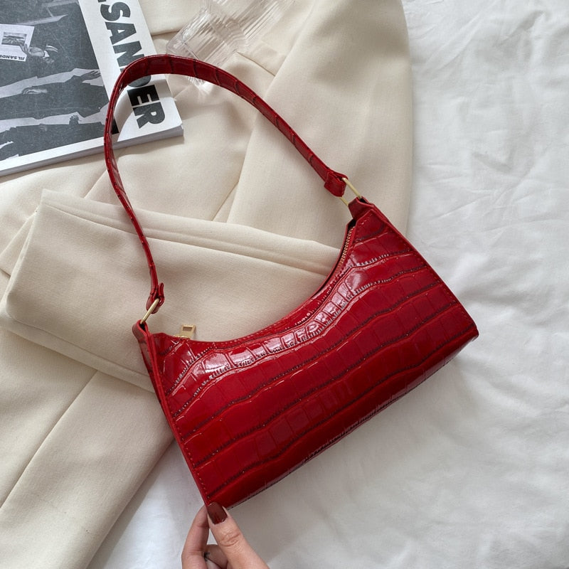 W&W Mode Modische Exquisite Einkaufstasche Tote Schultertaschen Einfarbig Kettentasche für Damen