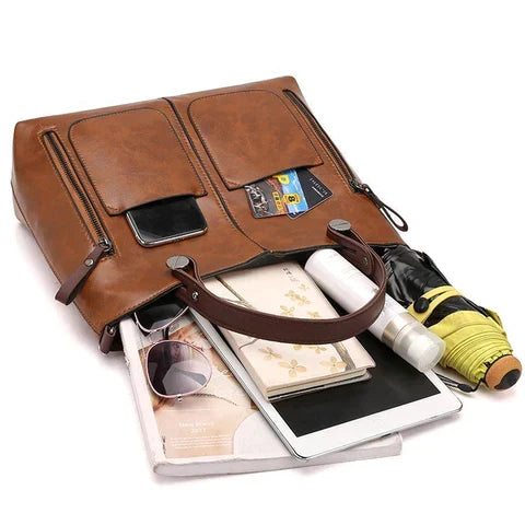 W&W Mode Tote - Altmodische Umhängetasche