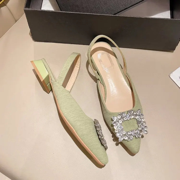 W&W Mode | Push Me Back Slingback Schuhe