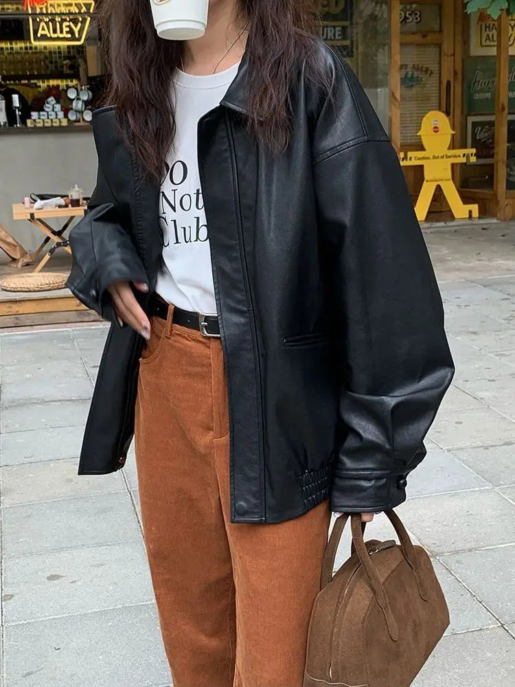 W&W Mode | Weinlese Lederjacke