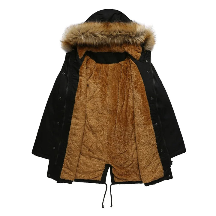 Parka mit Pelz