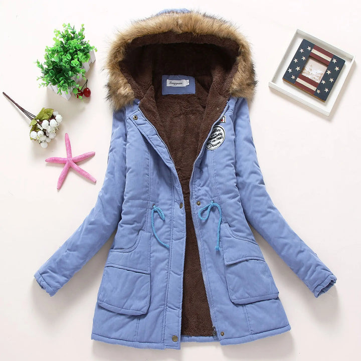 W&W Mode | Modische Winterjacke mit Kunstfellbesatz