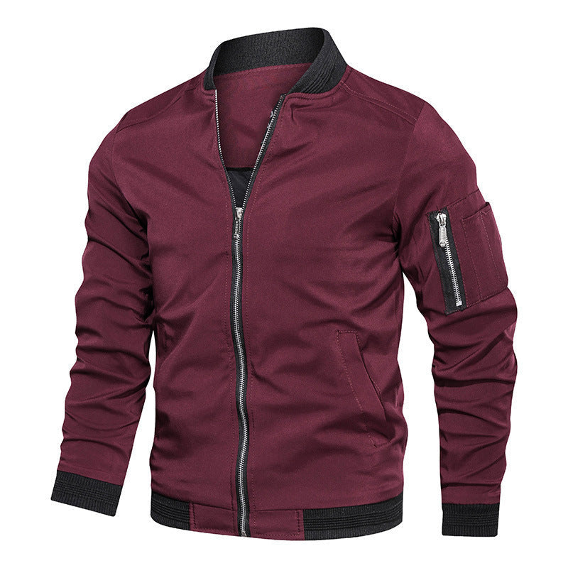 W&W Mode | Klassischer Stil Bomberjacke Für Herren