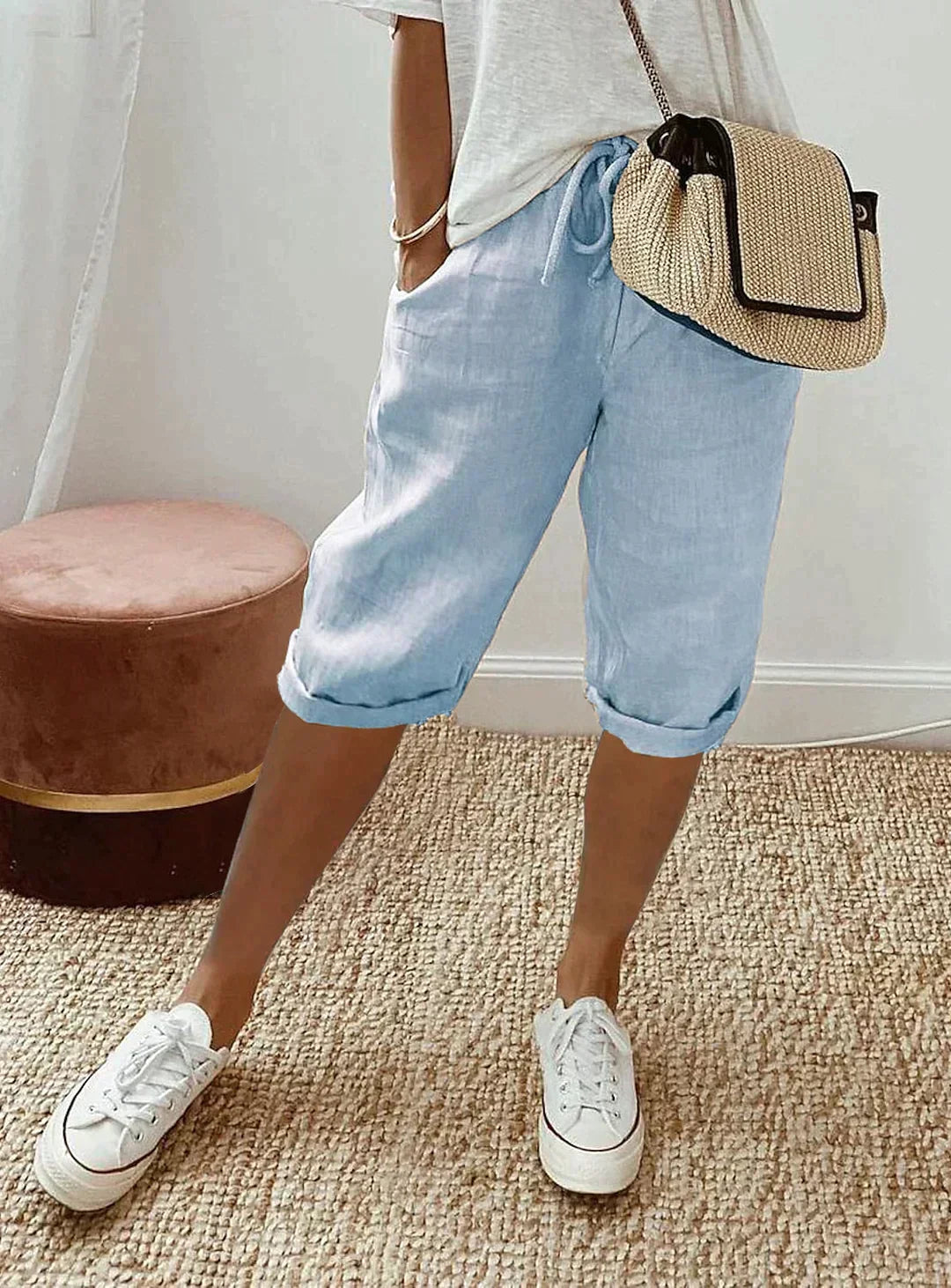 W&W Mode | Damen-Leinenhose mit weitem Bein