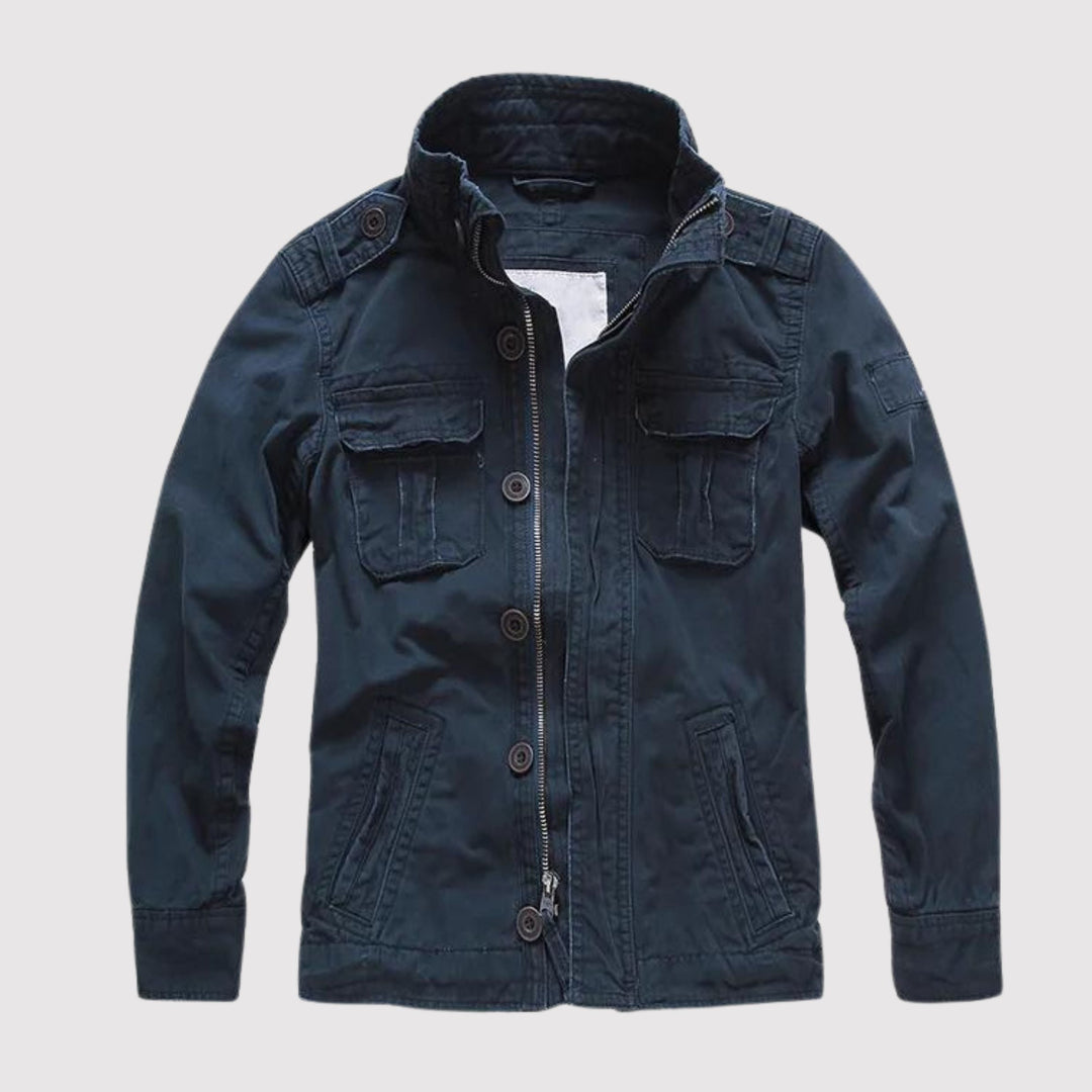 W&W Mode | Retro Jeansjacke Mit Mehreren Taschen