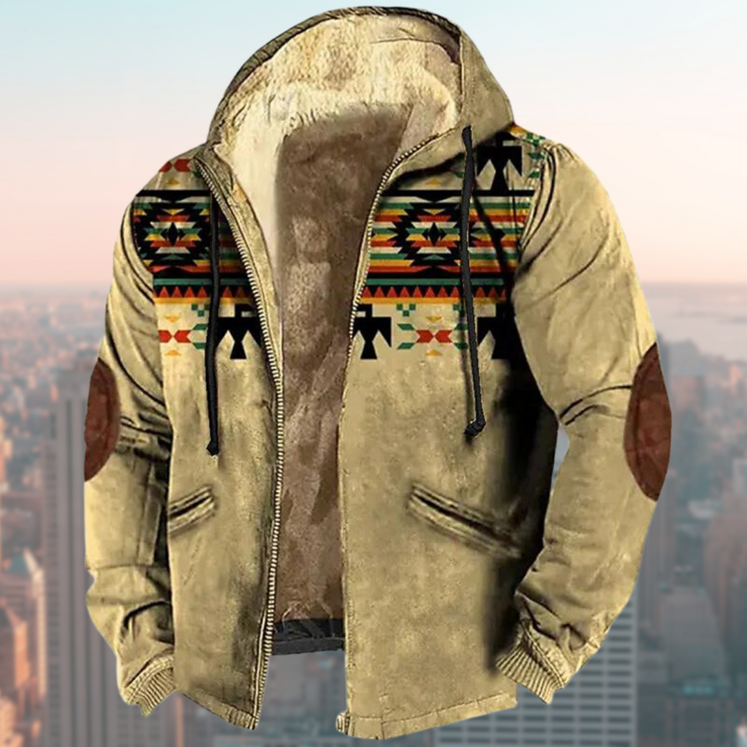 W&W Mode | Kapuzenjacke Mit Tribal Print