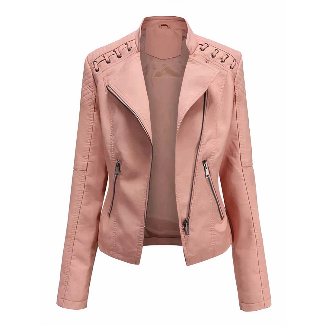 W&W Mode - Leren Damenjacke