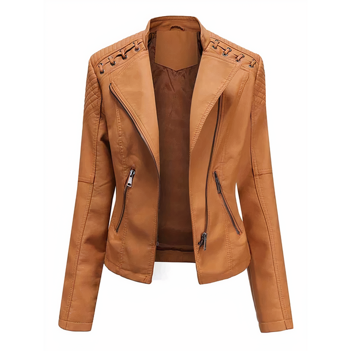 W&W Mode - Leren Damenjacke