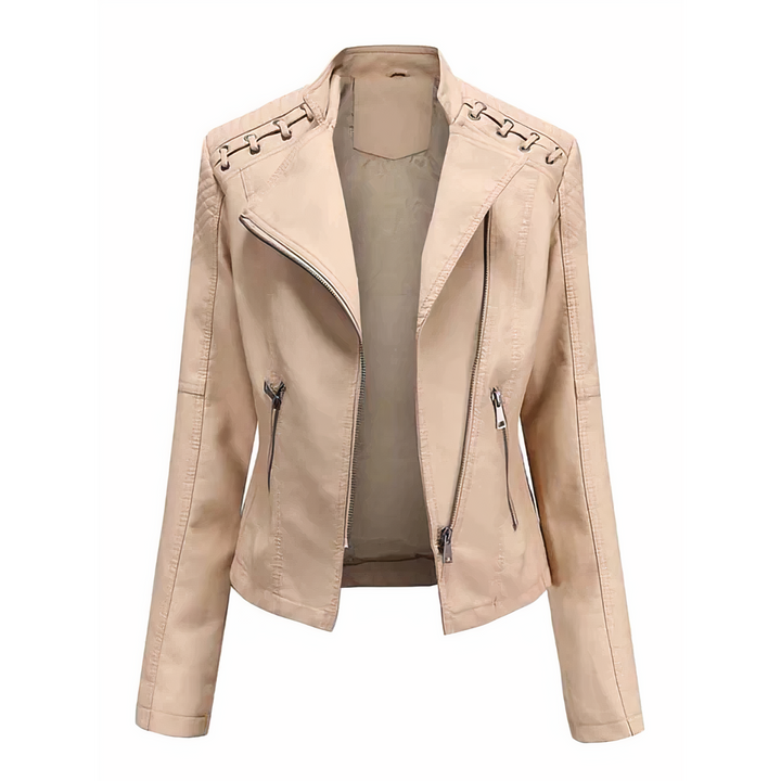 W&W Mode - Leren Damenjacke
