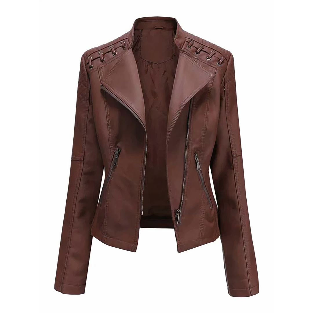 W&W Mode - Leren Damenjacke